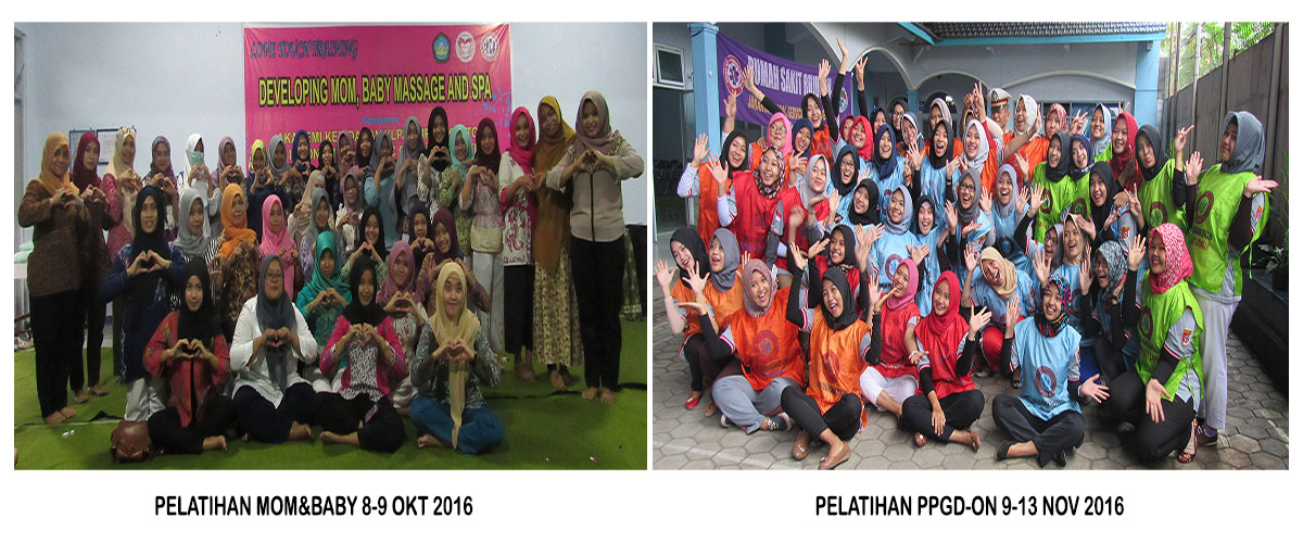 PELATIHAN PPGDON DAN PELATIHAN MOM AND BABY MASSAGE 2016